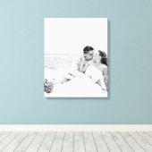 Custom Wedding Foto and Texte Leinwand Art (Insitu (Holzboden))