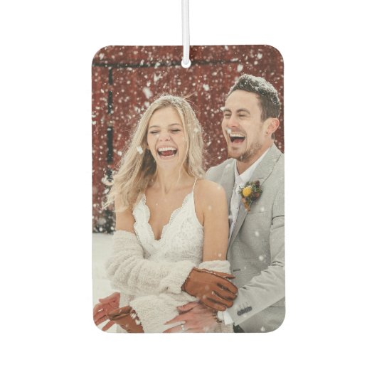 Custom Wedding Foto Autolufterfrischer (Vorderseite)