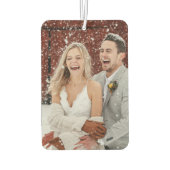 Custom Wedding Foto Autolufterfrischer (Rückseite)