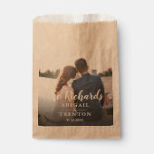 Custom Wedding Foto Bevorzugung Tasche Geschenktütchen (Vorderseite)