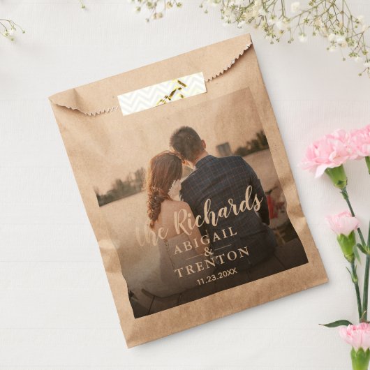 Custom Wedding Foto Bevorzugung Tasche Geschenktütchen (Versiegelt)