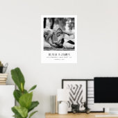 Custom Wedding Foto & Details Museum Style Poster (Heimbüro)