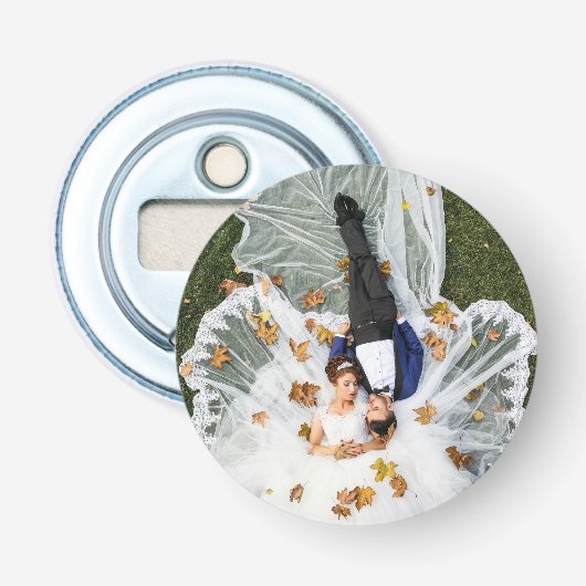 Custom Wedding Foto Flaschenöffner (Vorderseite)