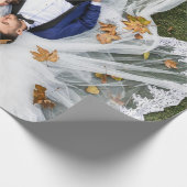 Custom Wedding Foto Geschenkpapier (Ecke)
