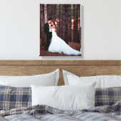 Custom Wedding Foto Leinwand Print (Insitu (Schlafzimmer))