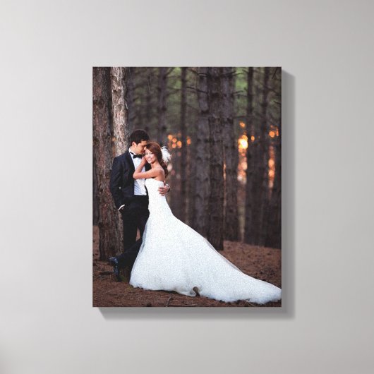Custom Wedding Foto Leinwand Print (Vorderseite)