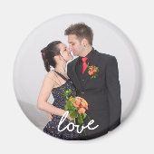 Custom Wedding Foto Liebe Magnet (Vorne)