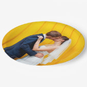 Custom Wedding Foto Pappteller (Schrägansicht)