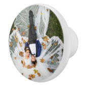 Custom Wedding Foto Personalisiert Keramikknauf (Rechts)