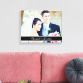 Custom Wedding Foto Personalisierte Leinwand Kunst (Insitu (Wohnzimmer))