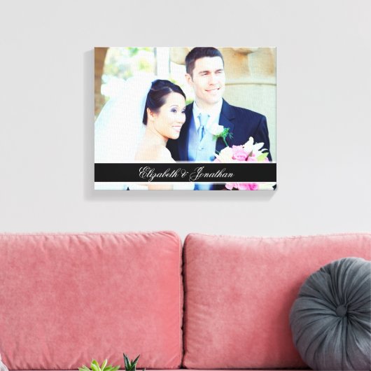 Custom Wedding Foto Personalisierte Leinwand Kunst (Insitu (Wohnzimmer))