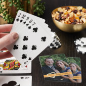 Custom Wedding Foto Playing Cards Spielkarten (In Situ)