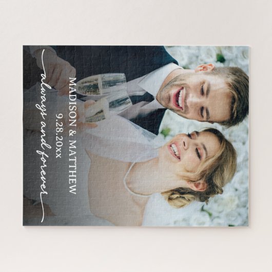 Custom Wedding Foto Puzzle (Horizontal)