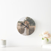 Custom Wedding Foto Runde Wanduhr (Zuhause)