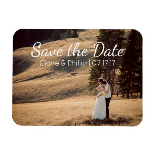 Custom Wedding Foto   SAVE THE DATE Magnet