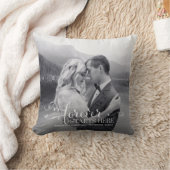 Custom Wedding Foto Throw Kissen (Decke)