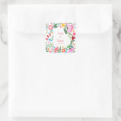Custom Wedding Gefallen Sticker Personalisiert flo (Tasche)