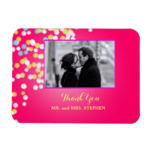 Custom Wedding Gefallen Vielen Dank Foto Magnet