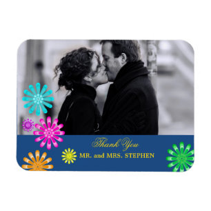 Custom Wedding Gevor Vielen Dank Foto Magnete