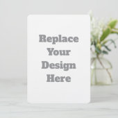  Custom Wedding Gift – Create Your Own Personalize Einladung (Stehend Vorderseite)