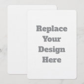  Custom Wedding Gift – Create Your Own Personalize Einladung (Vorne/Hinten)