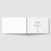 Custom Wedding Guest Book , Luxury Sand Color , Gästebuch (Voll)