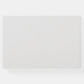 Custom Wedding Guest Book mit Couple's Foto Gästebuch (Rückseite)