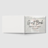 Custom Wedding Guest Book mit Couple's Foto Gästebuch (Voll)