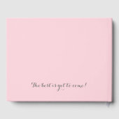 Custom Wedding Guest Book Personalisiert Gästebuch (Rückseite)