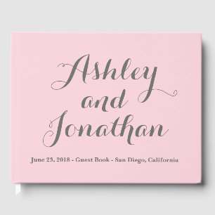 Custom Wedding Guest Book Personalisiert Gästebuch