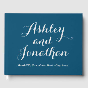Custom Wedding Guest Book Personalisiert Guestbook Gästebuch