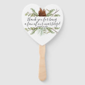 Custom Wedding Hand Fans Fächer (Rückseite)