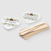 Custom Wedding Hand Fans Fächer (Non-assembled)