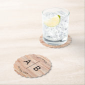 Custom Wedding Housewarming Brautparty Couple Untersetzer (Vor Ort)