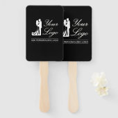 Custom Wedding Idee Personalisiertes Foto Design Fächer (Vorne und Hinten)