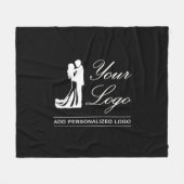 Custom Wedding Idee Personalisiertes Foto Design Fleecedecke (Vorderseite (Horizontal))