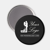 Custom Wedding Idee Personalisiertes Foto Design Magnet (Vorderseite/Rückseite)