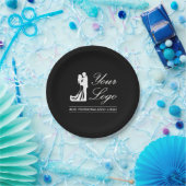 Custom Wedding Idee Personalisiertes Foto Design Pappteller (Party)