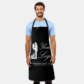 Custom Wedding Idee Personalisiertes Foto Design Schürze (Getragen)