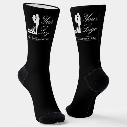 Custom Wedding Idee Personalisiertes Foto Design Socken (Gewinkelt)
