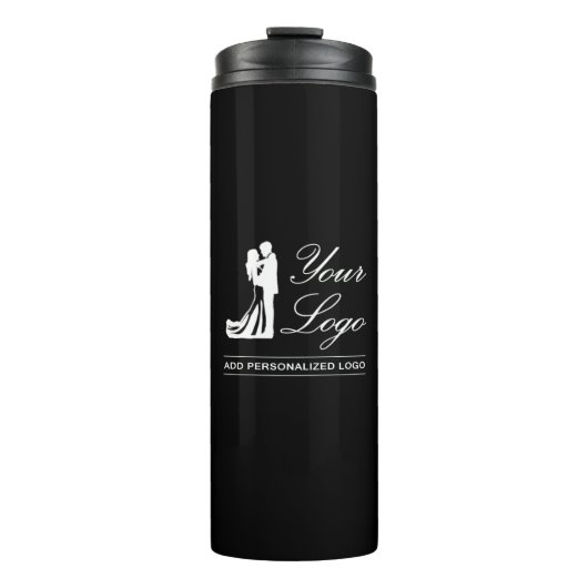 Custom Wedding Idee Personalisiertes Foto Design Thermosbecher (Vorderseite)