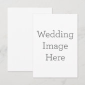 8.89 cm x 12.7 cm Flache Dankeskarte (Vorne/Hinten)