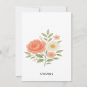 Custom Wedding Invitation Cards | Personalized  Einladung (Rückseite)