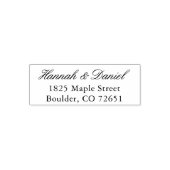 Custom Wedding Invitation Envelope Rücksendeadress Permastempel (Design)