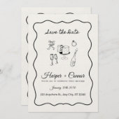 Custom Wedding Invitation – Personalized Elegant Einladung (Vorne/Hinten)