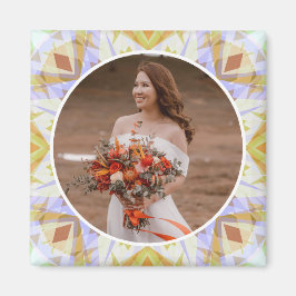 Custom Wedding Jahrestag Herbst braunes Foto Magnet