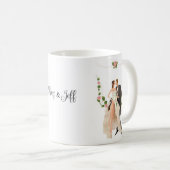 Custom Wedding Kaffeetasse (VorderseiteRechts)