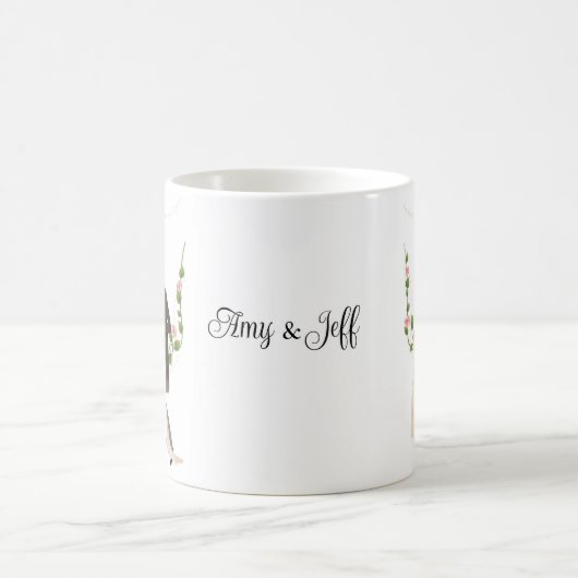 Custom Wedding Kaffeetasse (Mittel)