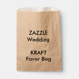 Custom Wedding KRAFT Papier Bevorzugung Tasche Geschenktütchen