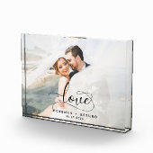 Custom Wedding Liebe Script Fotoblock (Rechts)
